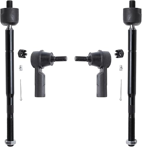 Miniatura 36 de Detroit Axle - 4 barras de acoplamiento delanteras para Chevrolet Trailblazer GMC Envoy 2002-2009 2003 2004 2005 2006 2007 2008 Reemplazo de