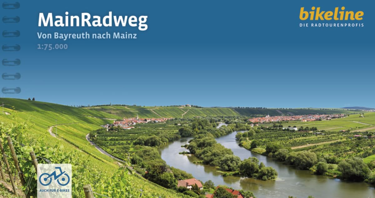 MainRadweg von Bayreuth nach Mainz: Von Bayreuth nach Mainz.1:75.000, 546 km, GPS-Tracks Download, LiveUpdate (Radtourenbücher)