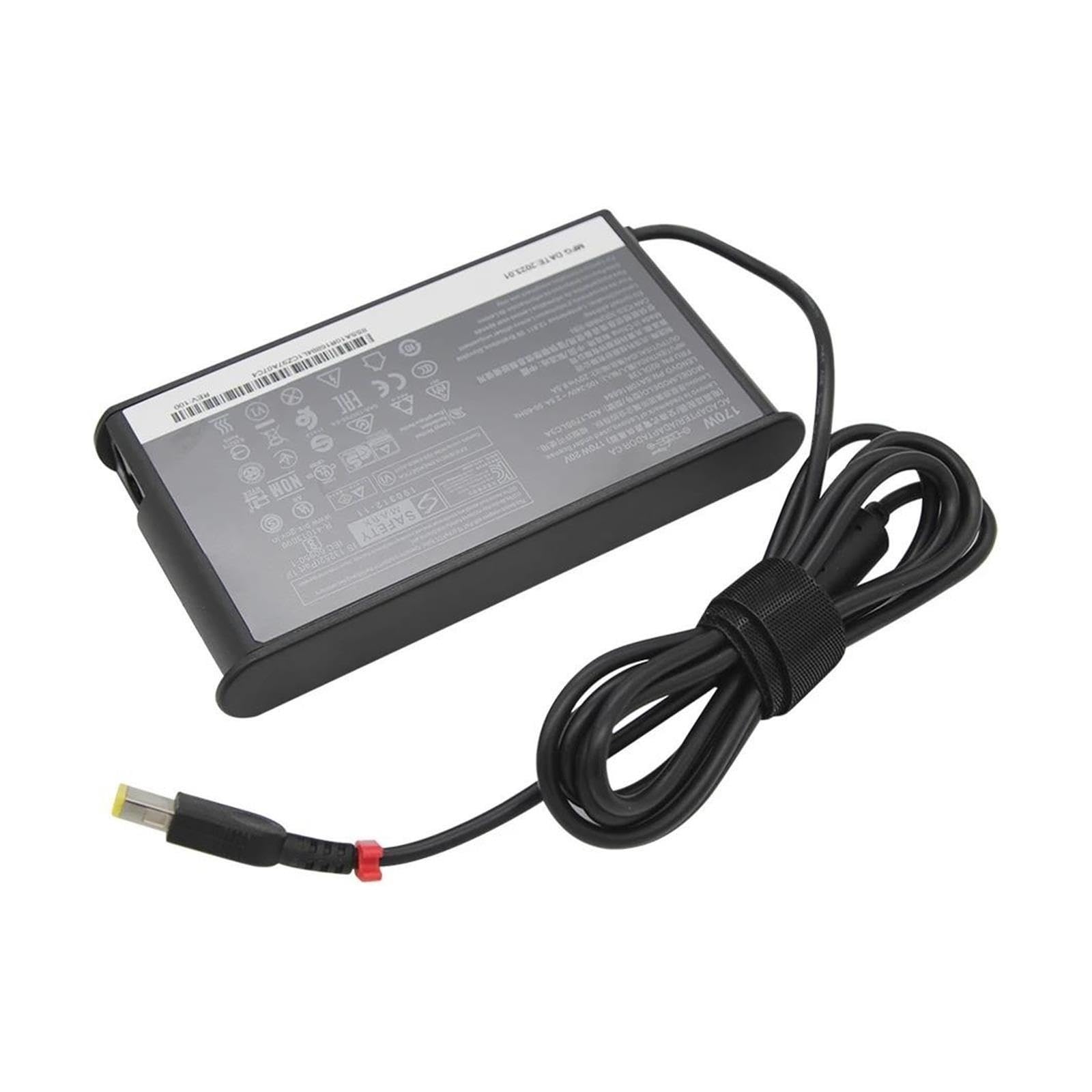 Adattatore Di Alimentazione CA 20 V 8,5 A 170 W, Compatibile Con ThinkPad, Caricabatterie Da Giro, Compatibile Con Legion, 5 Y7000P Y720-15 P50 P51 P70 P71 T440p T540p W540 W541 45N0514(With UK plug)