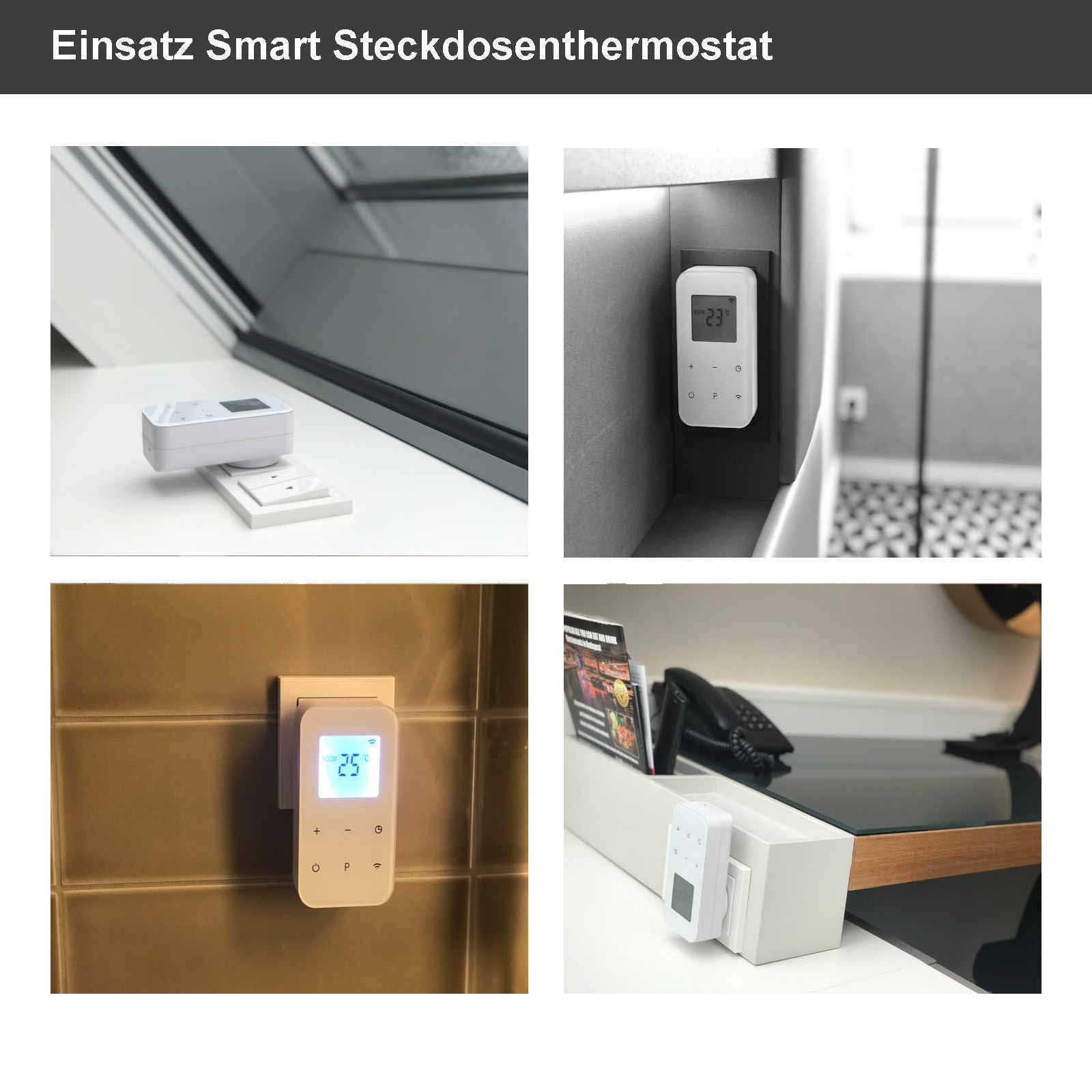 85x120cm riscaldamento radiante a soffitto + WiFi termostato termosifoni