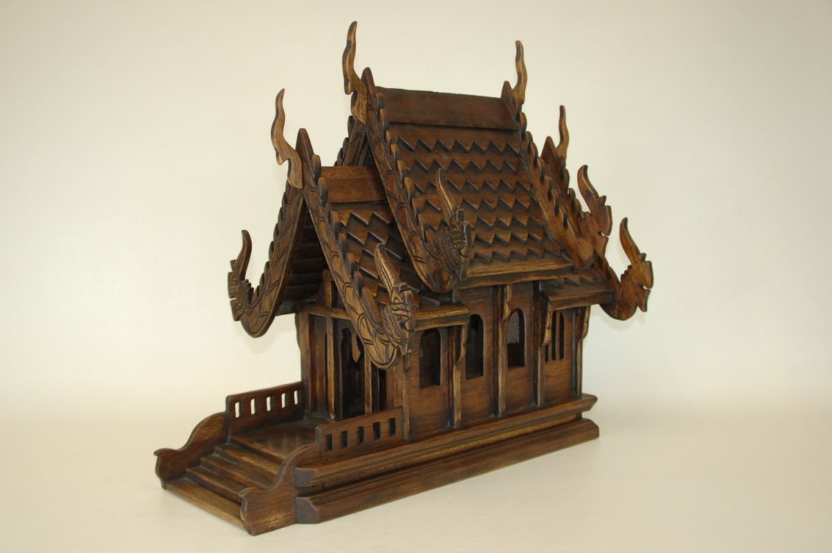 originales thailändisches Geisterhaus (H:47 x B:30 x T:47 cm)