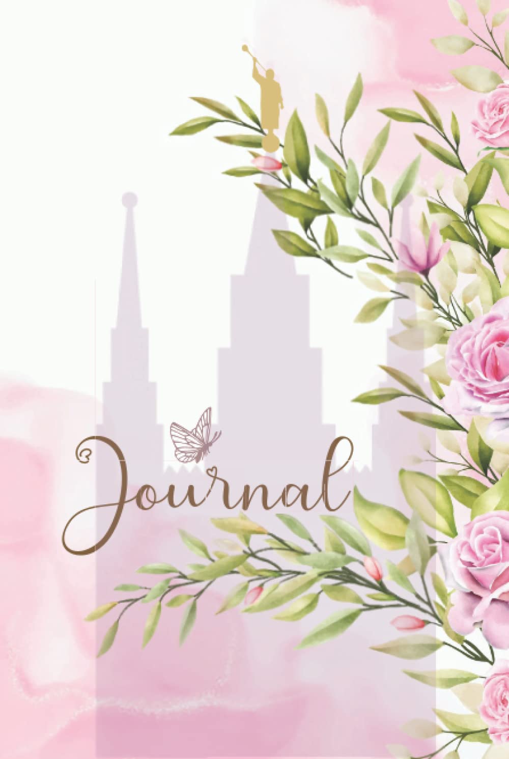 Journal: Salt Lake Temple Journal. Hardcover, Matte Finish, 6x9in with 192 pages by Mrs. Craftsy