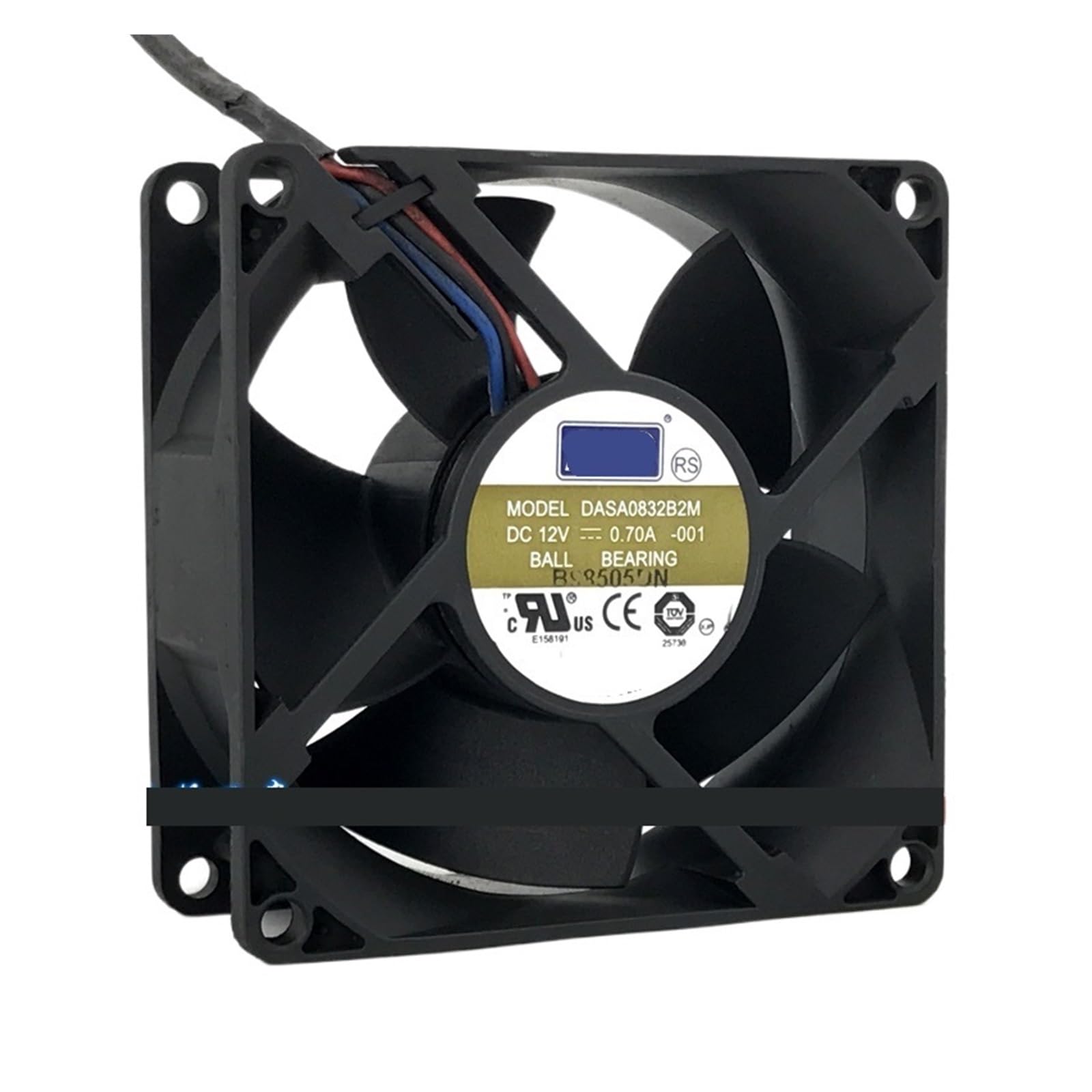 Ventilateur de refroidissement 12V 0.7A DASA0832B2M extracteur d'air châssis informatique 80mm