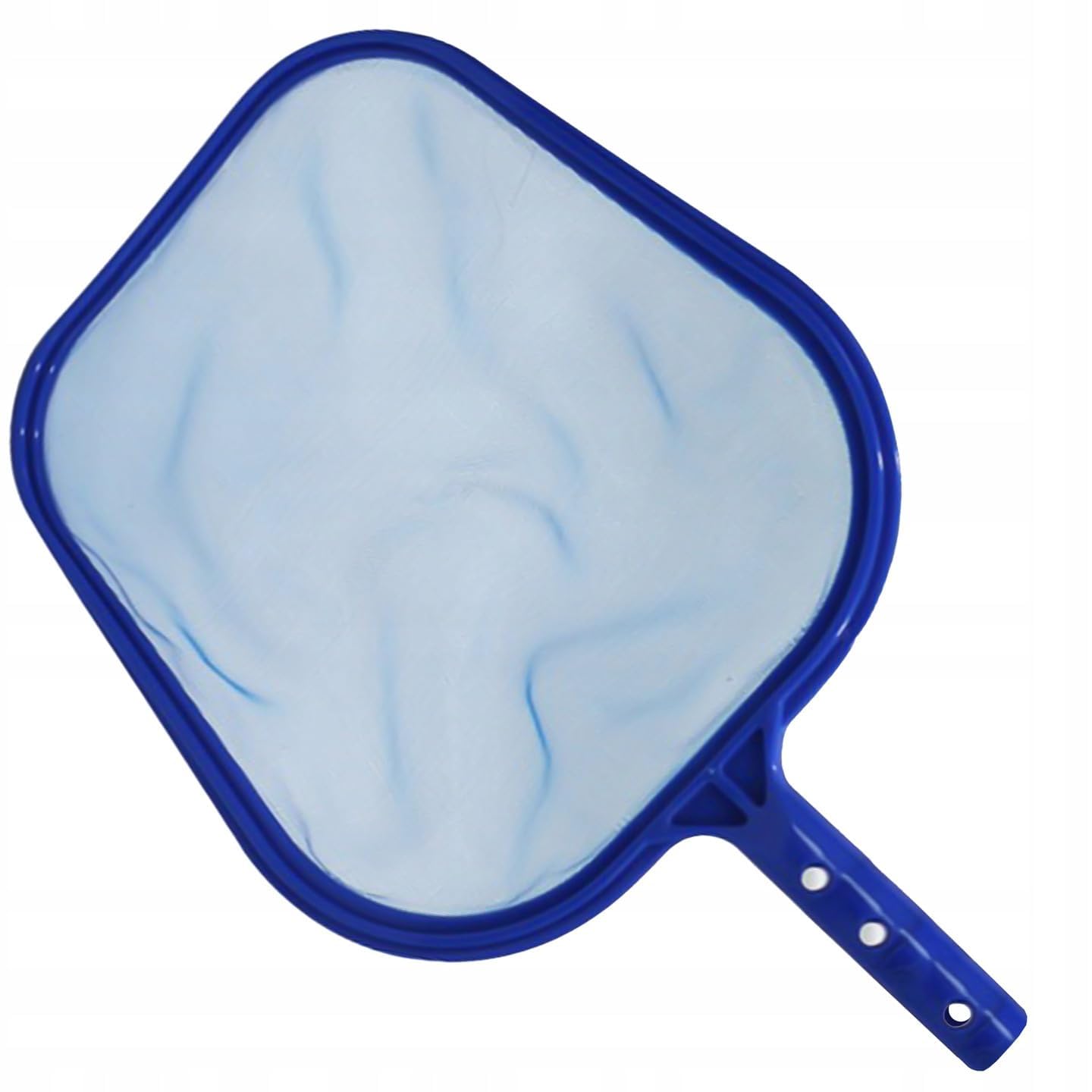 KRUMAD Pool Kescher Feinmaschig 41 x 28 cm, Robustes Poolnetz für Blätter & Insekten, Kescher für Pool & Teich, Poolreinigung ohne Teleskopstange, Pool Zubehör Reinigung, Blau