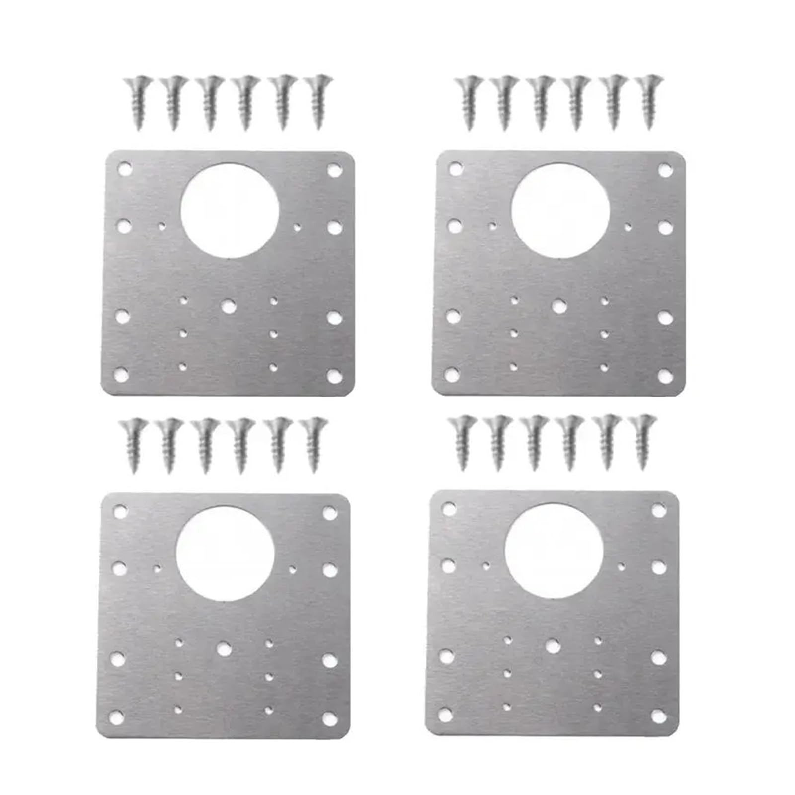 Placas de reparación de bisagra para arreglar puertas de armario flojas