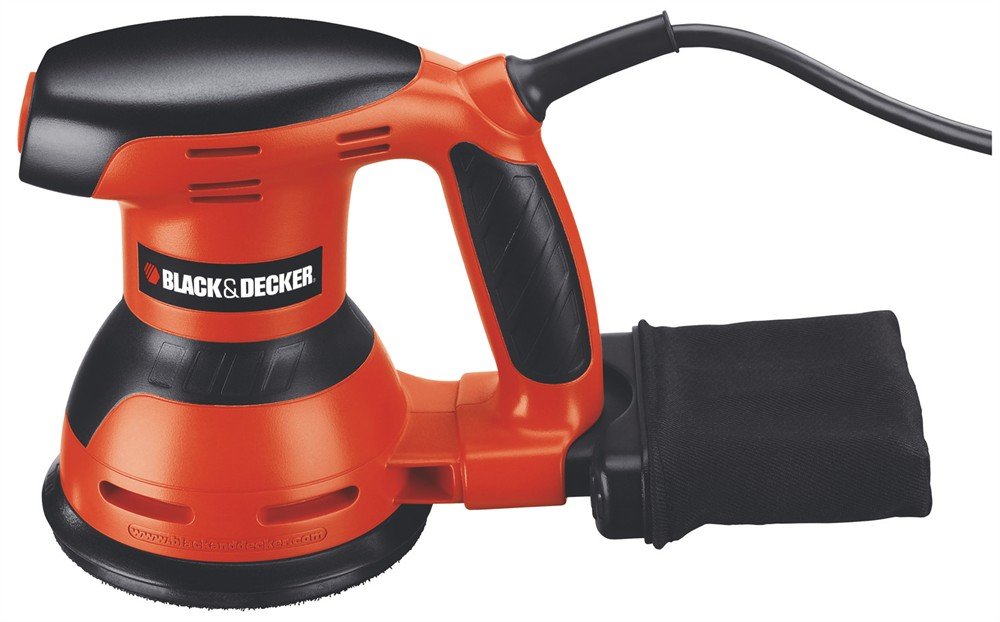 BLACK+DECKER KA198 230 V 125 mm Random Orbit Sander, 260 W