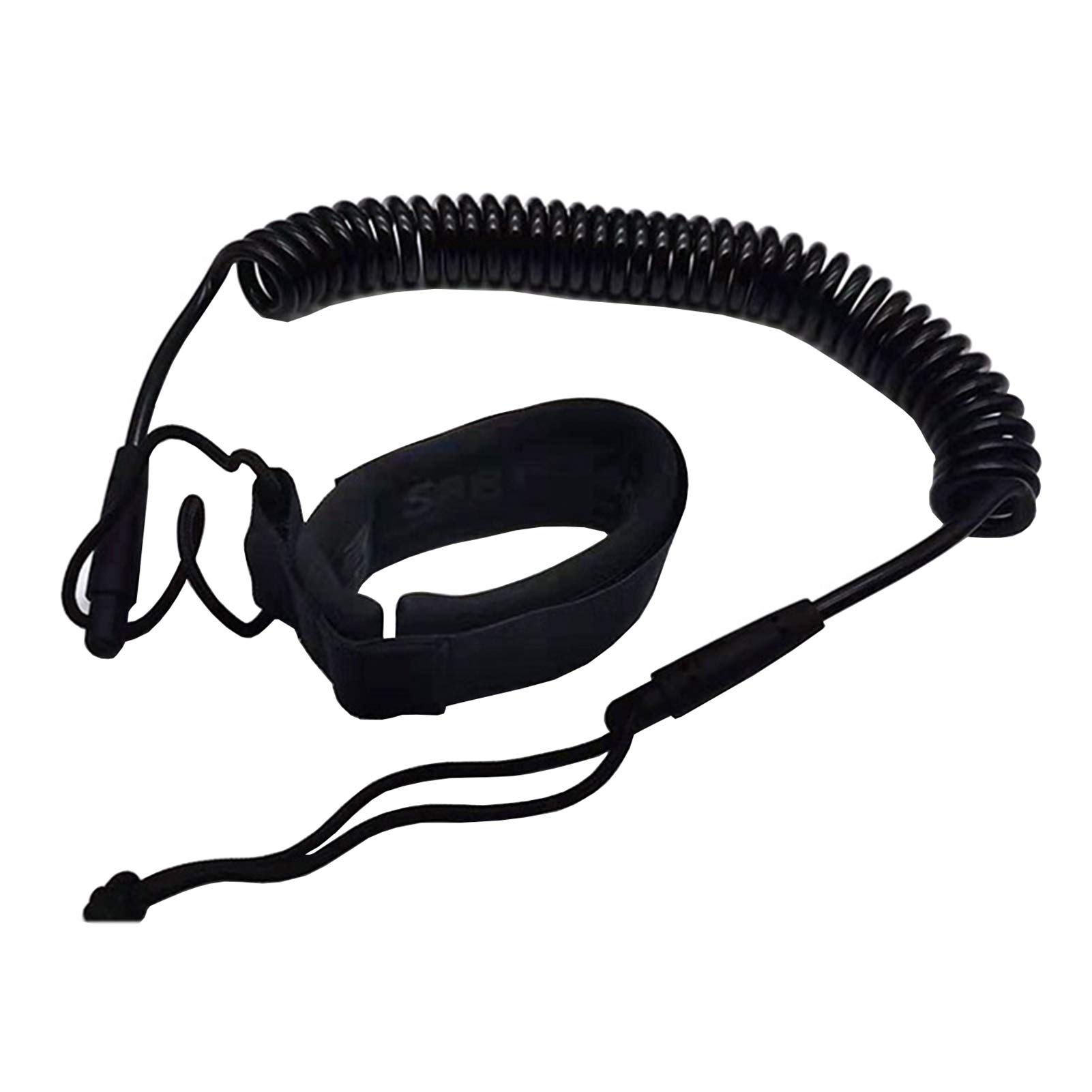 Bodyboard Leash, Paddle Board Leash, Surfboard Leash, Surf Leash, Paddle Leash for Kayak（black）