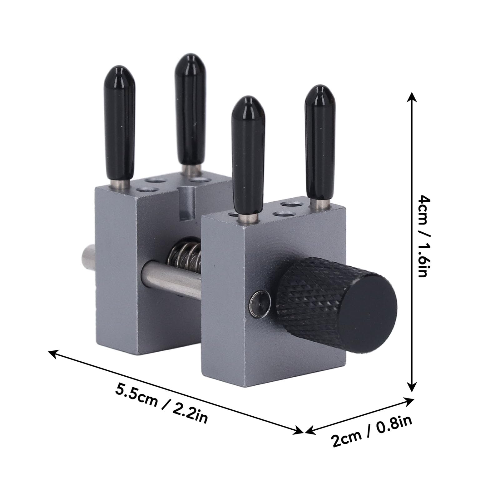 Sunicon Mini Vise Clamp, High Accuracy Adjustable 3cm Maximum Clamping Dia Metal Handy for Jewelry Making Craft Electronics MS096