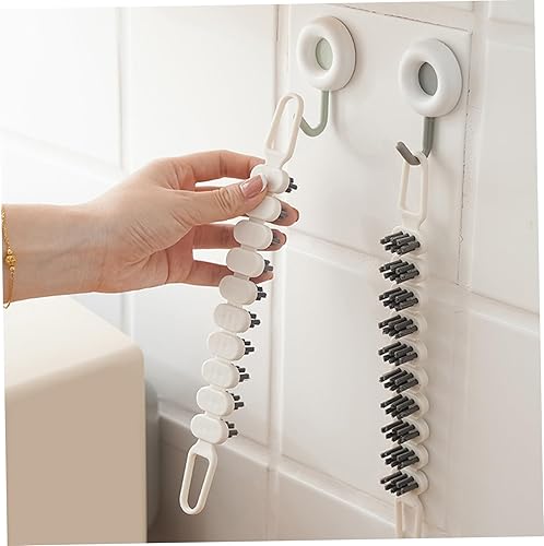 Miniatura 2 de Cepillo flexible para grifo de cocina, cepillo de columna de limpieza multifuncional, 3 piezas de cepillo de limpieza flexible en forma de U para