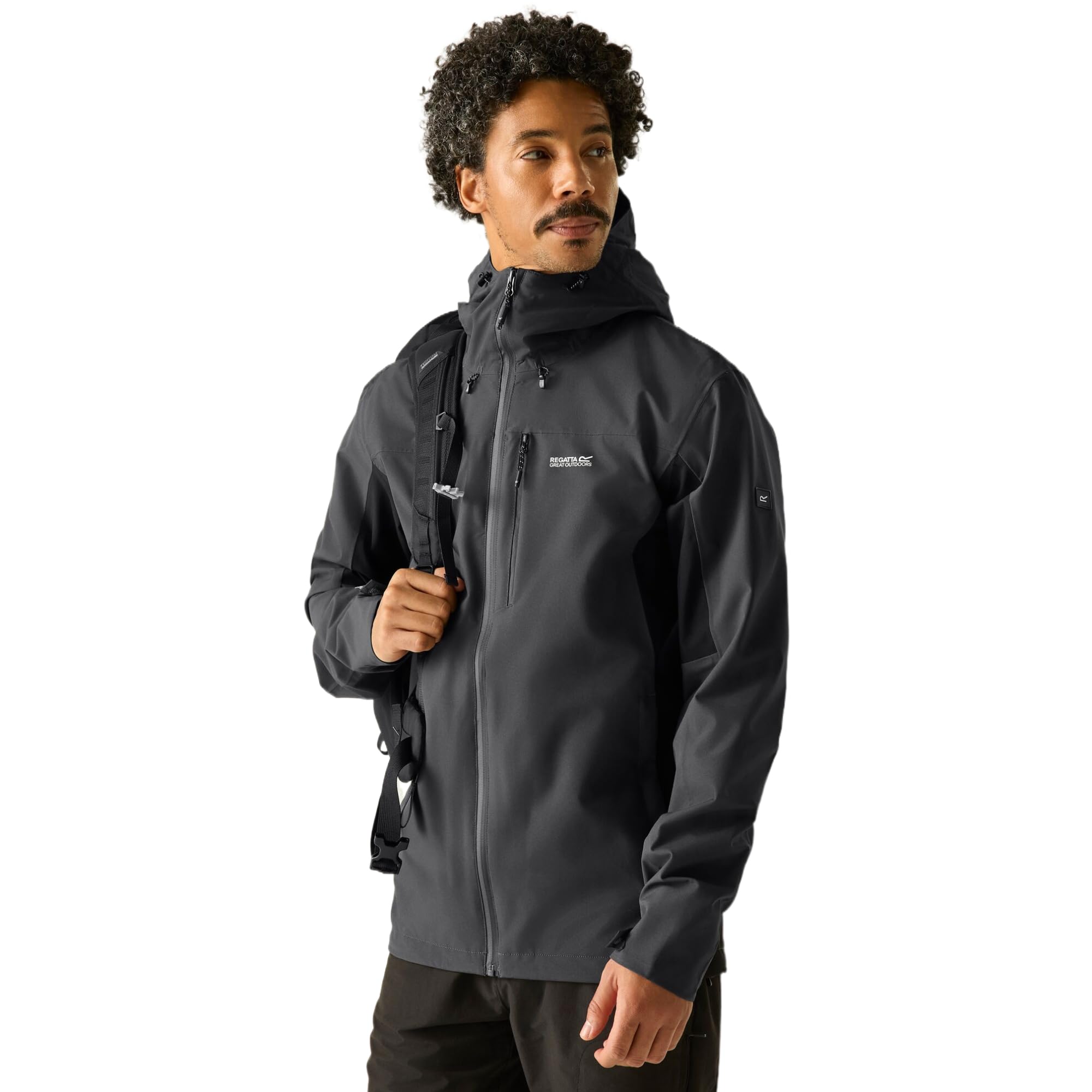 Regatta Mens Birchdale II Waterproof Jacket Breathable Lightweight Outdoor Walking Coat