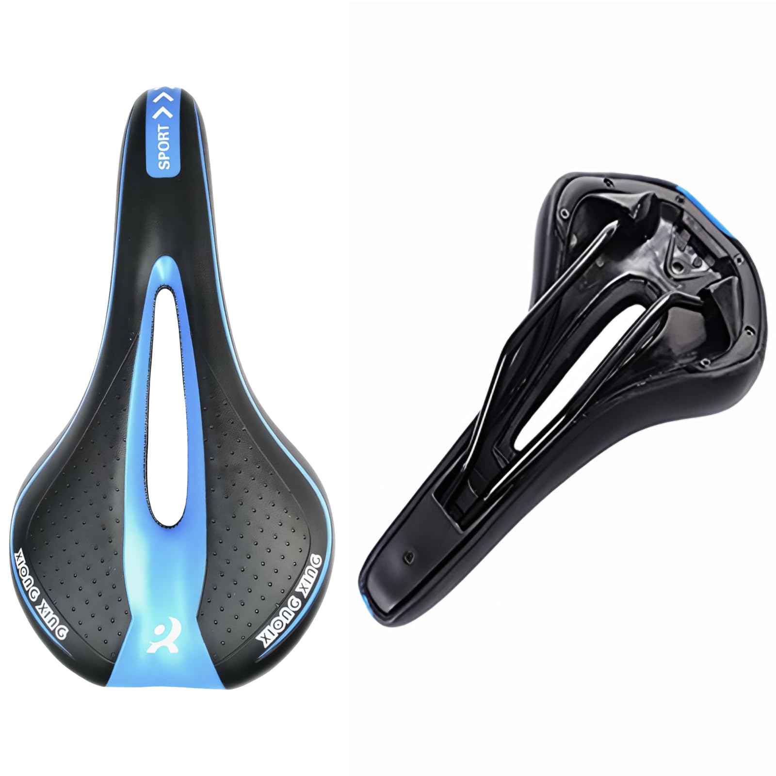 Selle Vélo Confort Boloromo – Large Avec Gel – Noir – Pour Scott – Neuf