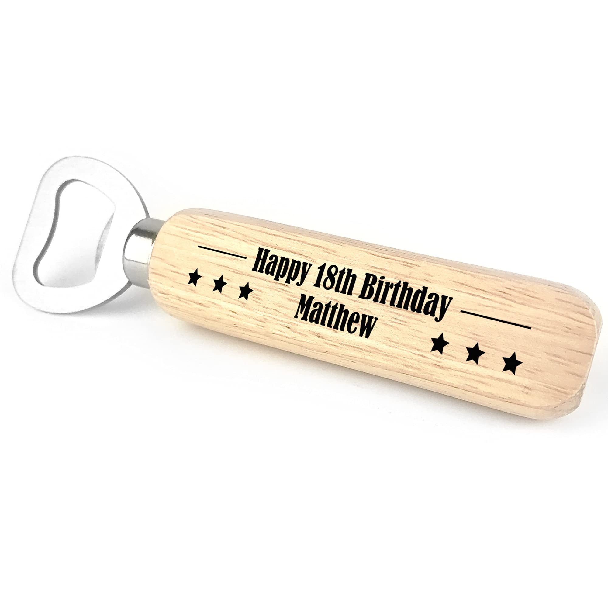 Birthday Gift 18th 21st 50th Mum Dad Son Daughter Personalised Bottle Opener