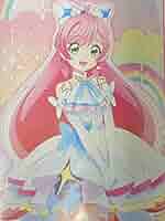 ひろがるスカイプリキュア 等身大タペストリー スカイ プリズム ひろがるスカイ！プリキュア』キュアスカイ、キュアプリズムら5