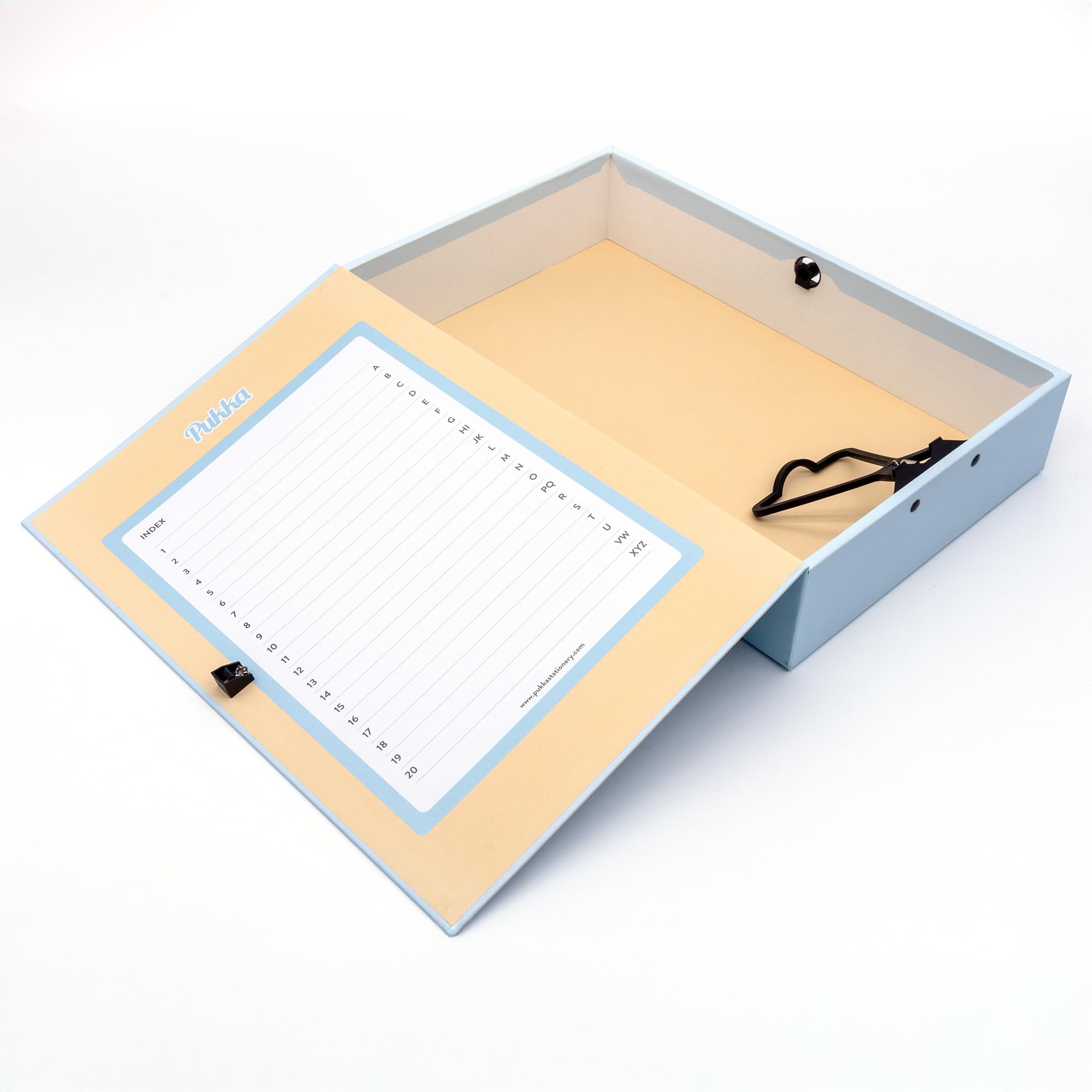 Pukka Pad Cartelle portadocumenti in formato protocollo, confezione da 4, con clip interna a molla, chiusura a pressione per archiviazione documenti ad alta capacità, capacità 70 mm, adatta fino a 500