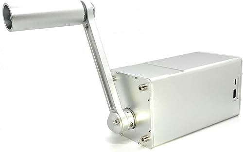 Powerhouse - Generador de manivela manual de 60 vatios con cargador rápido  Entrega de energía USB-C (PD)  Teléfono, laptop de respaldo para