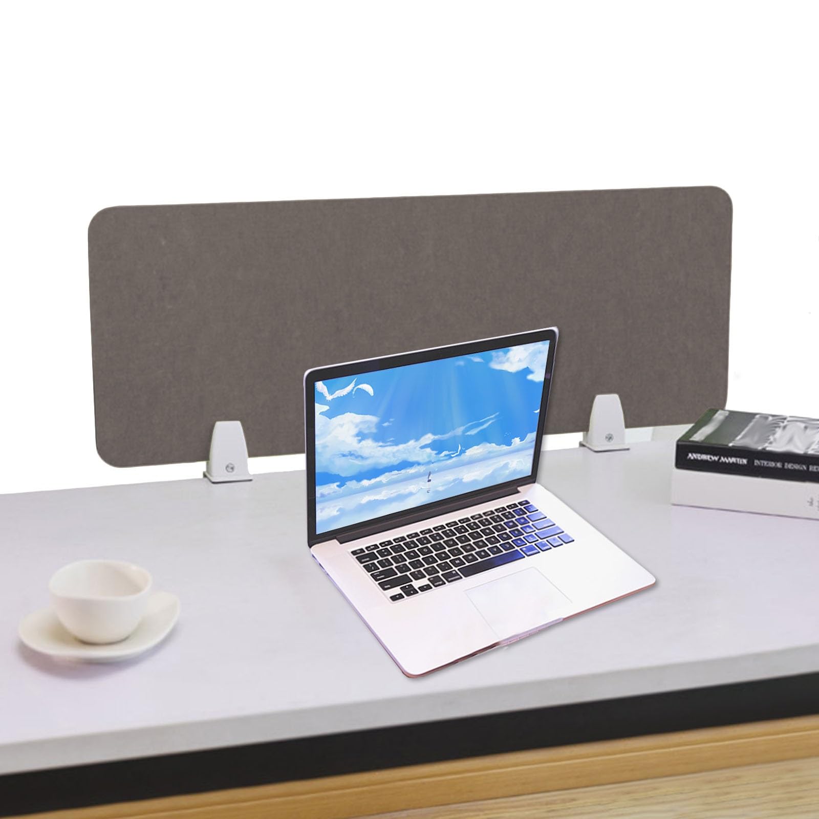 LWJSOCP Desk Privacy Divider Panel with Clamps for Home Office and Classroom Portable Acoustic Cubicle System for Increased Focus and Productivity