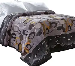 Cobertor Casal Pelo Alto Trasimeno Cinza Com Debrum Jolitex