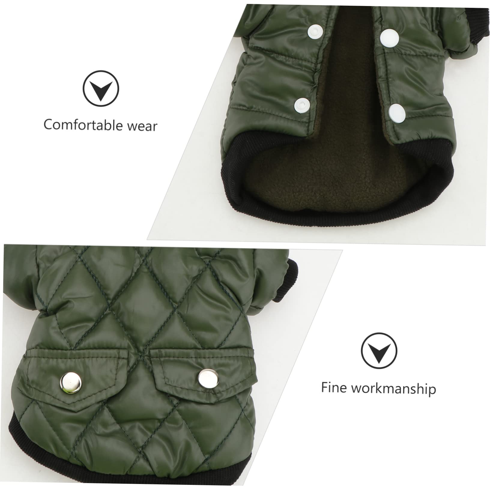 BESPORTBLE 3 Pz felpa con cappuccio per cani da cucciolo offerteforniture per animali domestici vestiti vello di cane felpa con cappuccio da cucciolo Collo di pelliccia invernali