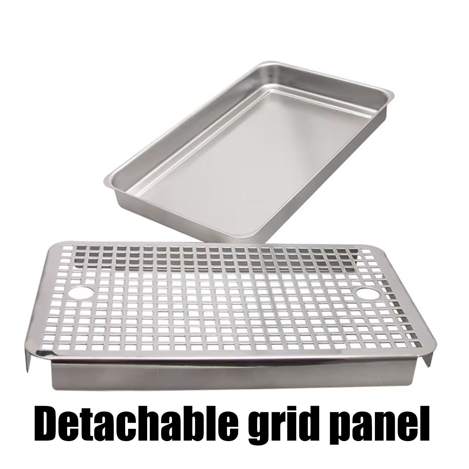 Bandeja De Goteo De Cerveza Acero INOX,Extraible Bandeja Camarero,Bandejas para Servir para Club Cocina Hogar Cafeteria Casa De Te,30 * 18cm/11.8 * 7in