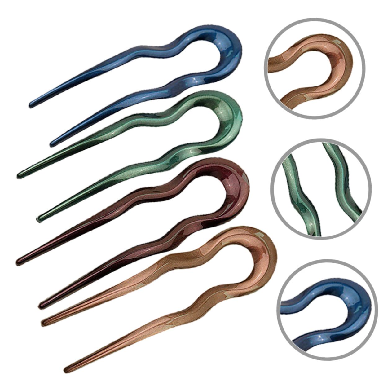 Didiseaon 16 Piezas Tocado Con Horquillas Accesorios Para El Cabello Clips Para El Cabello Horquillas Joyería Para El o Niñas Moño Palo Para El o Para Mujeres