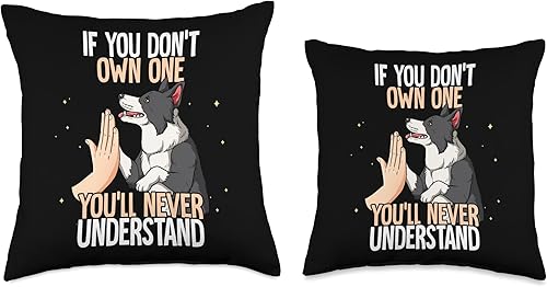 Miniatura 3 de Border Collie Gift Border Collie - Almohada (16 x 16 pulgadas), multicolor