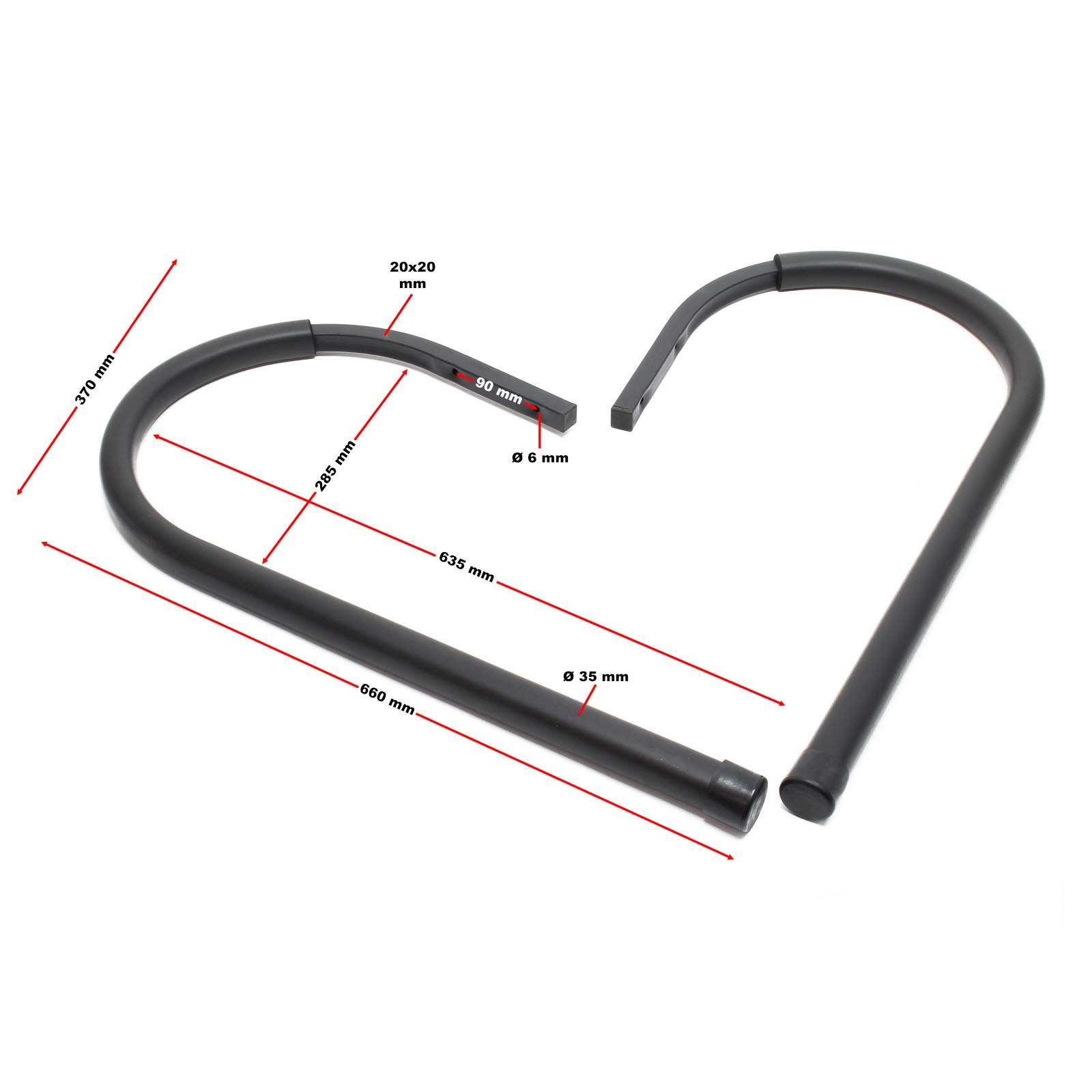 WilTec Support Mural ou Plafond - 370 x 35 x 660 mm - Charge Max. 45 kg - pour Sup Planche de Surf - matériel et Crochets de Suspension pour Stockage Rangement Kayak Canoe