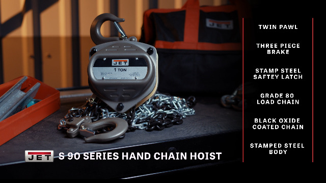 JET 1/2-Ton Hand Chain Hoist, 15' Lift (Model S90-050-15): Amazon