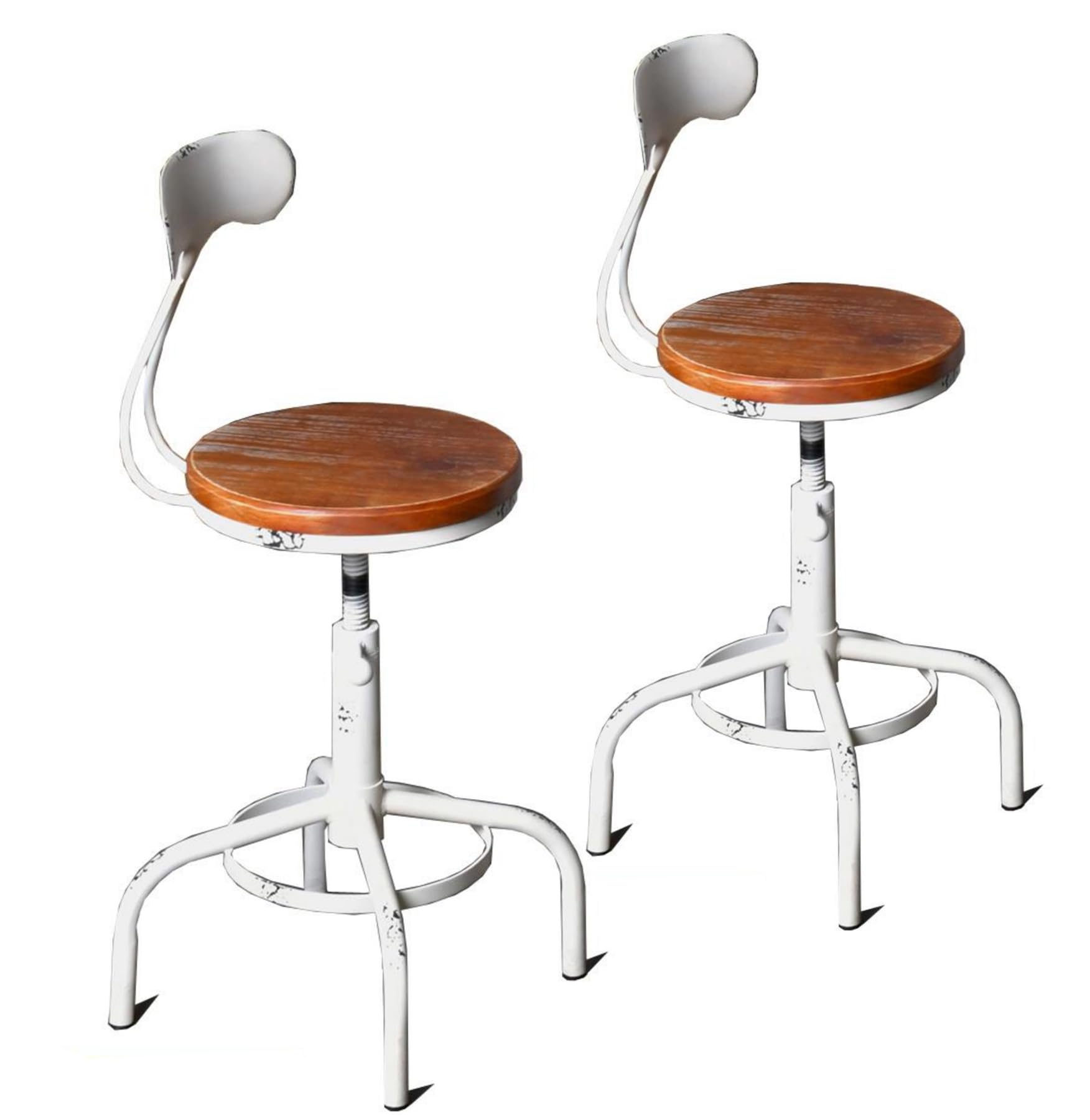 カウンタースツールWHITE インダストリアル