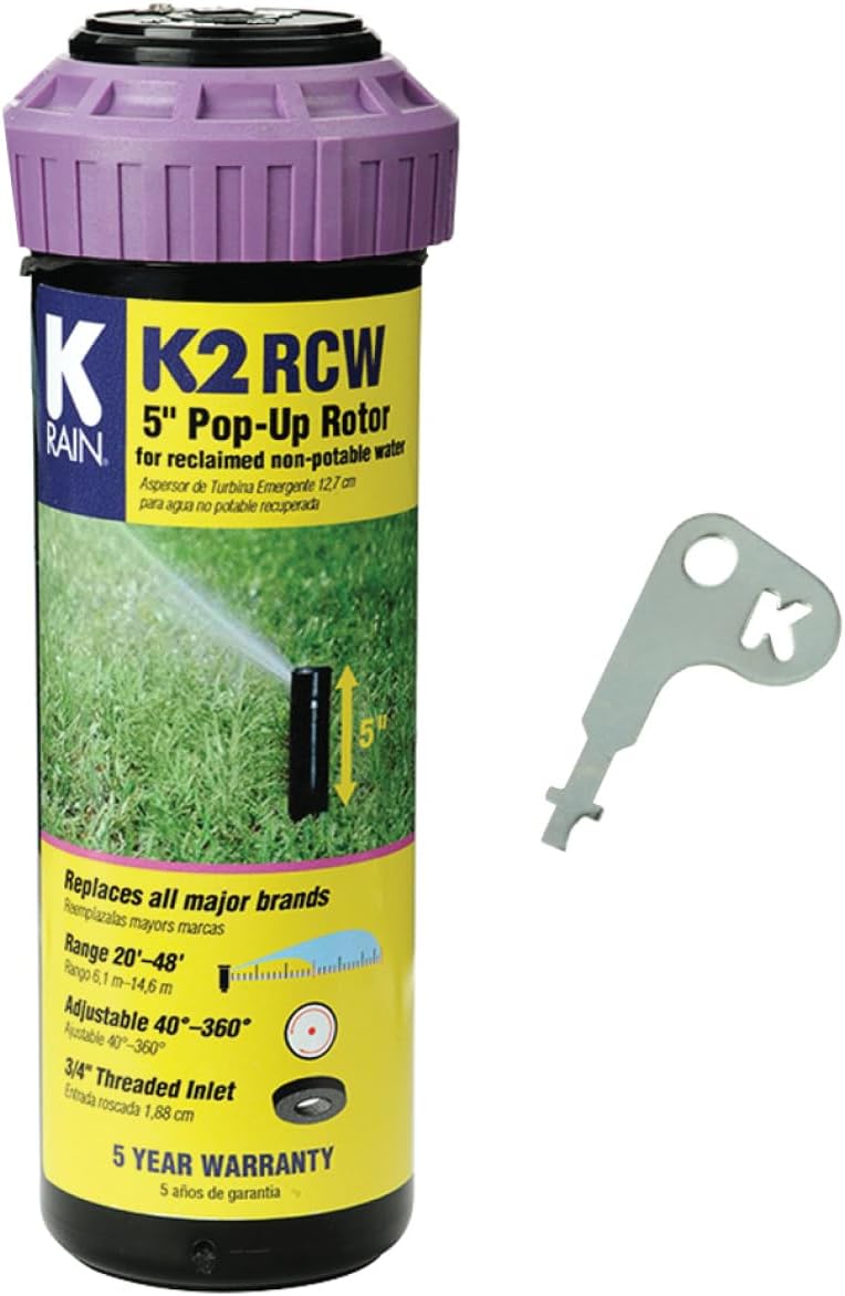 K-Rain RPS-75 Testina Per Irrigatore A Rotore – Attacco 3/4" Con Ugello, Compatibile Hunter PGP - 3