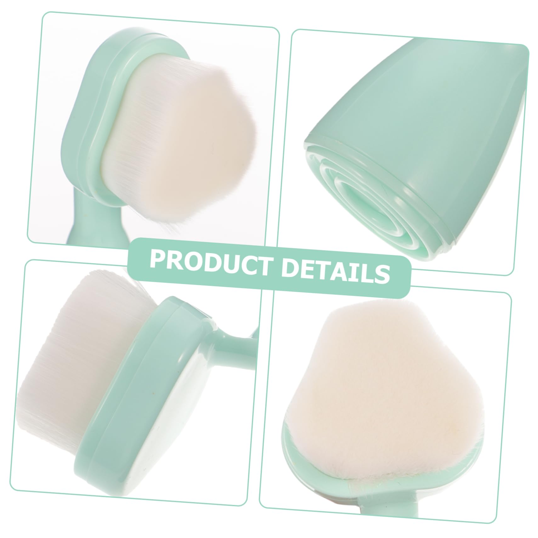 Healeved Facial Cleansing Tool Face Massage Brush Face Brush Soft Stretchy Random Color