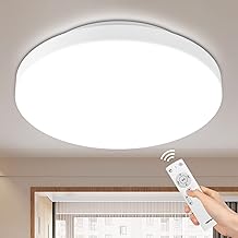 [Rokuetsu] LED Ceiling Light, 12 Tatami, 48W, 5700 LM, Dimmable, Toned, Ceiling Light, Thin, Remote Controlled, LED Light, Stylish, Easy Installation, Night Light Mode, Brightness Memory, LED Light