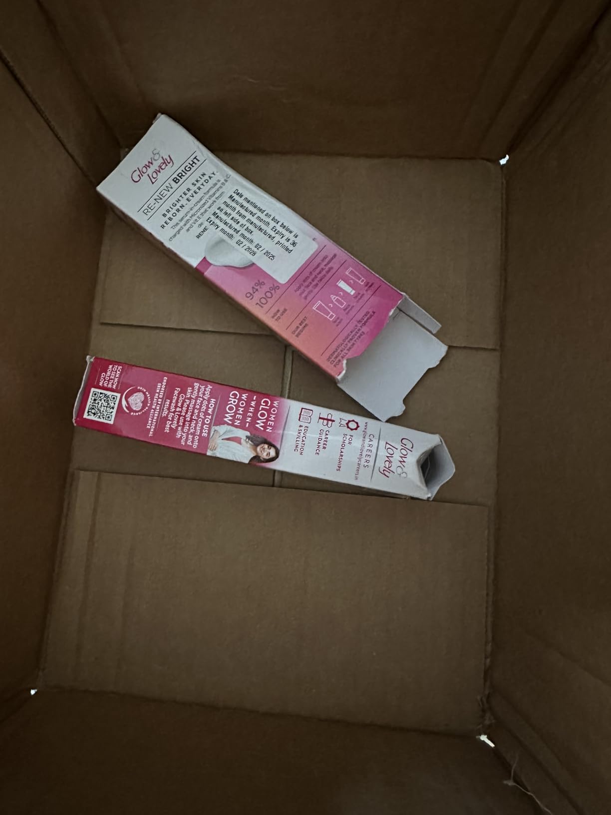 Glow & Lovely Re-New Bright Advanced Multi Vitamin Serum Cream, 50g