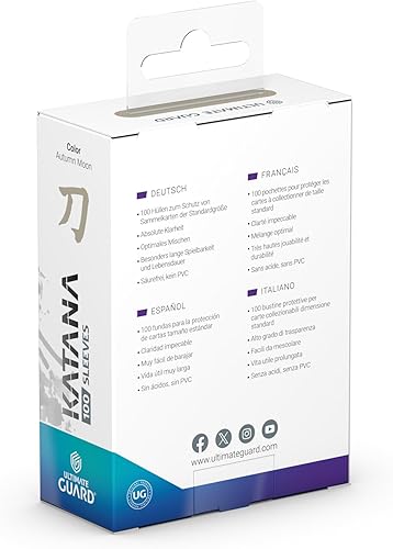 Miniatura 4 de Ultimate Guard Fundas katana turquesa mate, tamaño estándar, tamaño estándar, 100 unidades, paquete individual