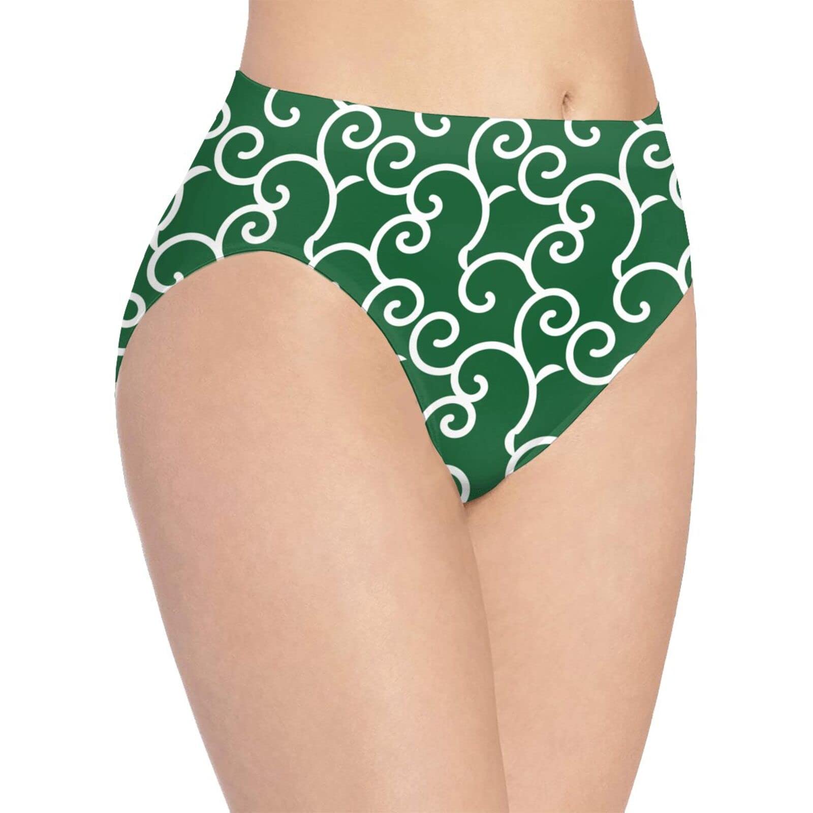 Amazon.co.jp: ショーツ レディース 和柄 緑 唐草模様 パンツ 下着