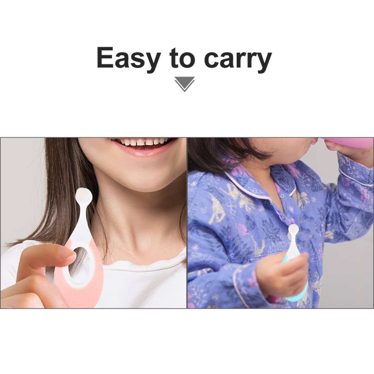 CALLARON 3 Set Spazzolini Per Spazzolino Morbido Per Orale Con Setole Delicate E Anello Per Dentiere Colori Per Gengive Sensibili E Denti Latte 4 Pezzi*3