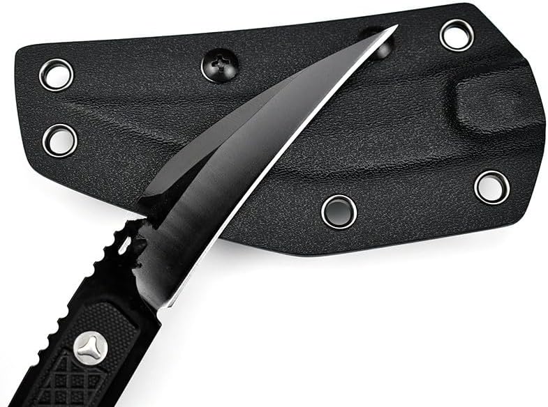 Miniatura 8 de FOTN Cuchillo táctico en forma de garra, hoja recta de supervivencia de caza al aire libre de 7.08 pulgadas, hoja de acero inoxidable, adecuado para