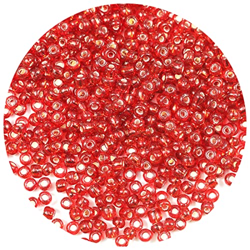 Bala&Fillic Lavender Color 4mm Seed Beads About 1200pcs/100Grams in Bag