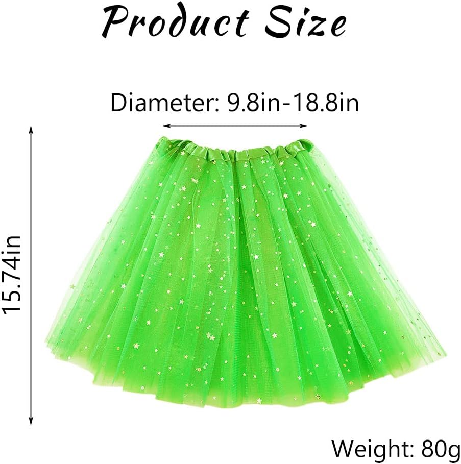 DRESBE Light Up Tutu Skirt Glow Party Tutus Valentine's Day Mardi Gras Rave Neon LED Tulle Tutu for Women - Image 3