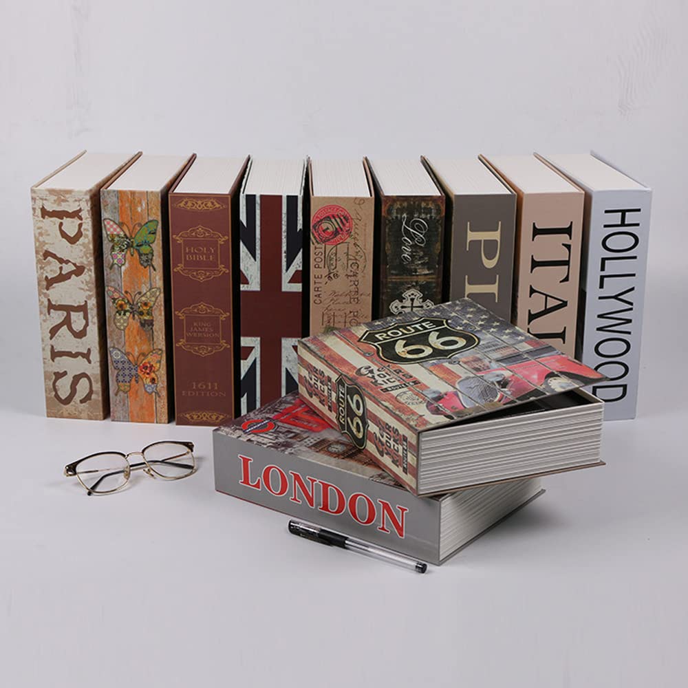 Cassaforte Libro Con Serratura A Combinazione - Nascondiglio Segreto Per Valori - Foto 13