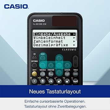 Casio FX-991DE CW ClassWiz Technical Scientific Calculator with Art Case Music German Menu Guide (Limited Edition)