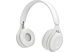 Upgraded Hybrid Noise Cancelling Headphones with White Color