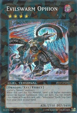 YU-GI-OH! - Evilswarm Ophion (DT07-EN091) - Duel Terminal 7B - Duel Terminal Edition - Super Parallel Rare