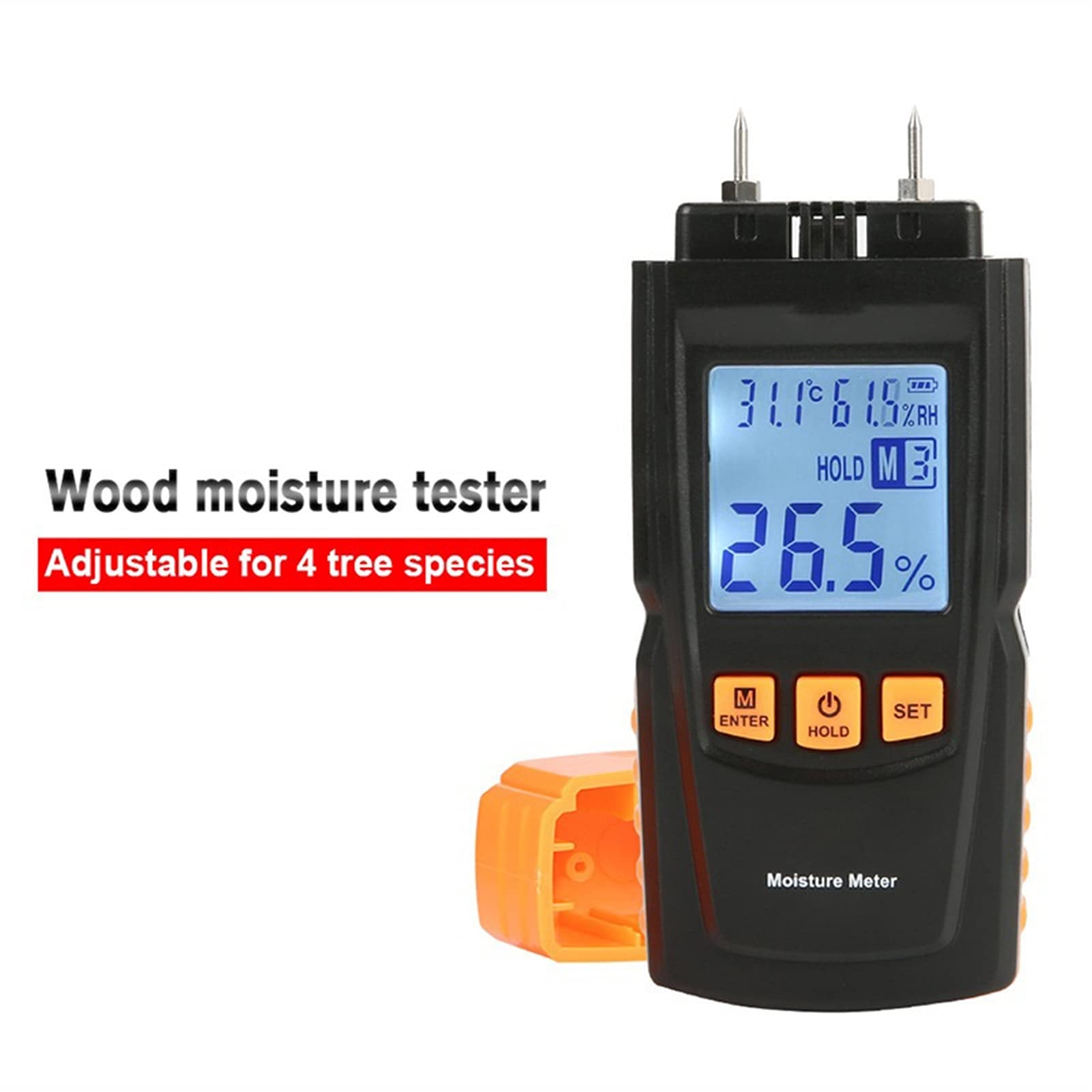 Igrometro Digitale Tester portatile del rivelatore rilevatore di umidità misuratore digitale