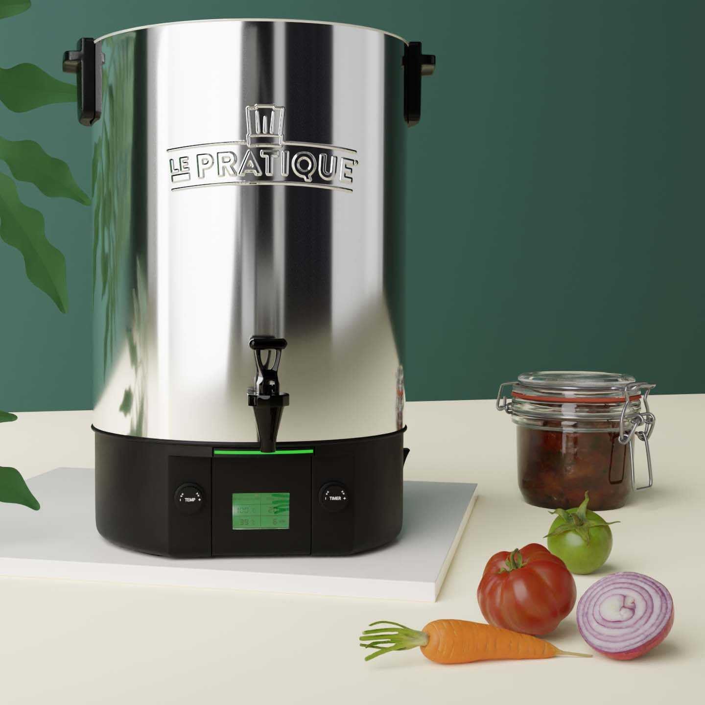 Stérilisateur électronique en inox 14 bocaux 2200 W