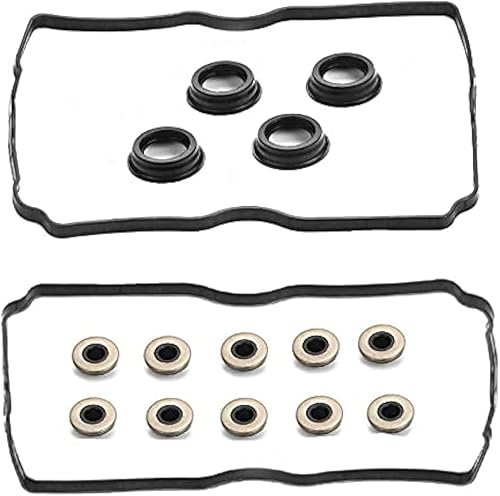 Donepart Junta de tapa de válvula Outback 2007-2012, sello de leva de vástago de válvula ET716S1, bujía con ojales compatibles con Subaru, Impreza