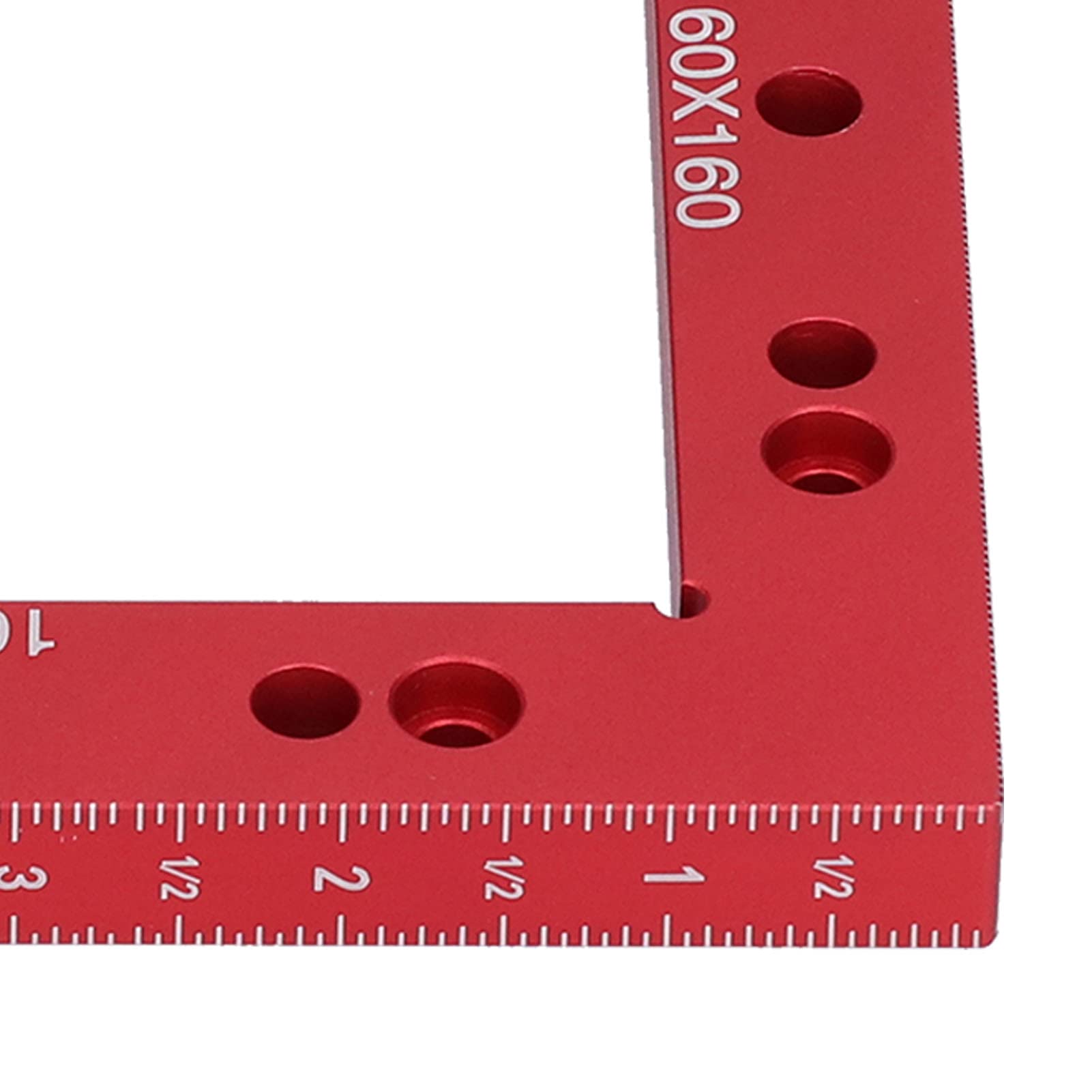 Herramienta de sujeción de carpintero, accesorio de carpintería de aluminio duradero de 90°, 160x160mm