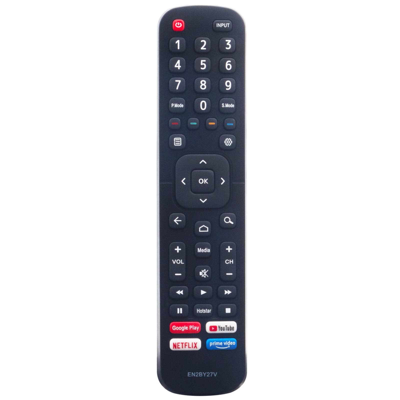 DITEC EN2BY27V Remote Control Replacement for VU Smart LED TV with Google Play, YouTube, Netflix, Prime Video Hot Keys (B0CGFVJ4RL) Amazon Price History, Amazon Price Tracker