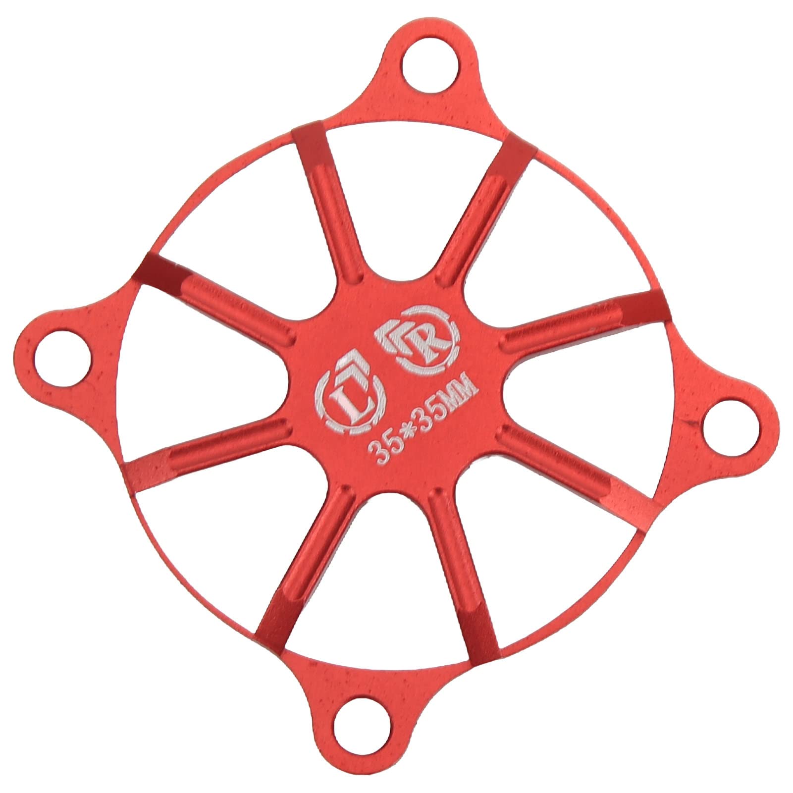 Cooling Cooking FAN in Alloy Alloy Durable Aluminum with Exquisite Look for the Remote Controlled Car, COLDING FAN COOL ESC EASY TO INSTALL (Red)