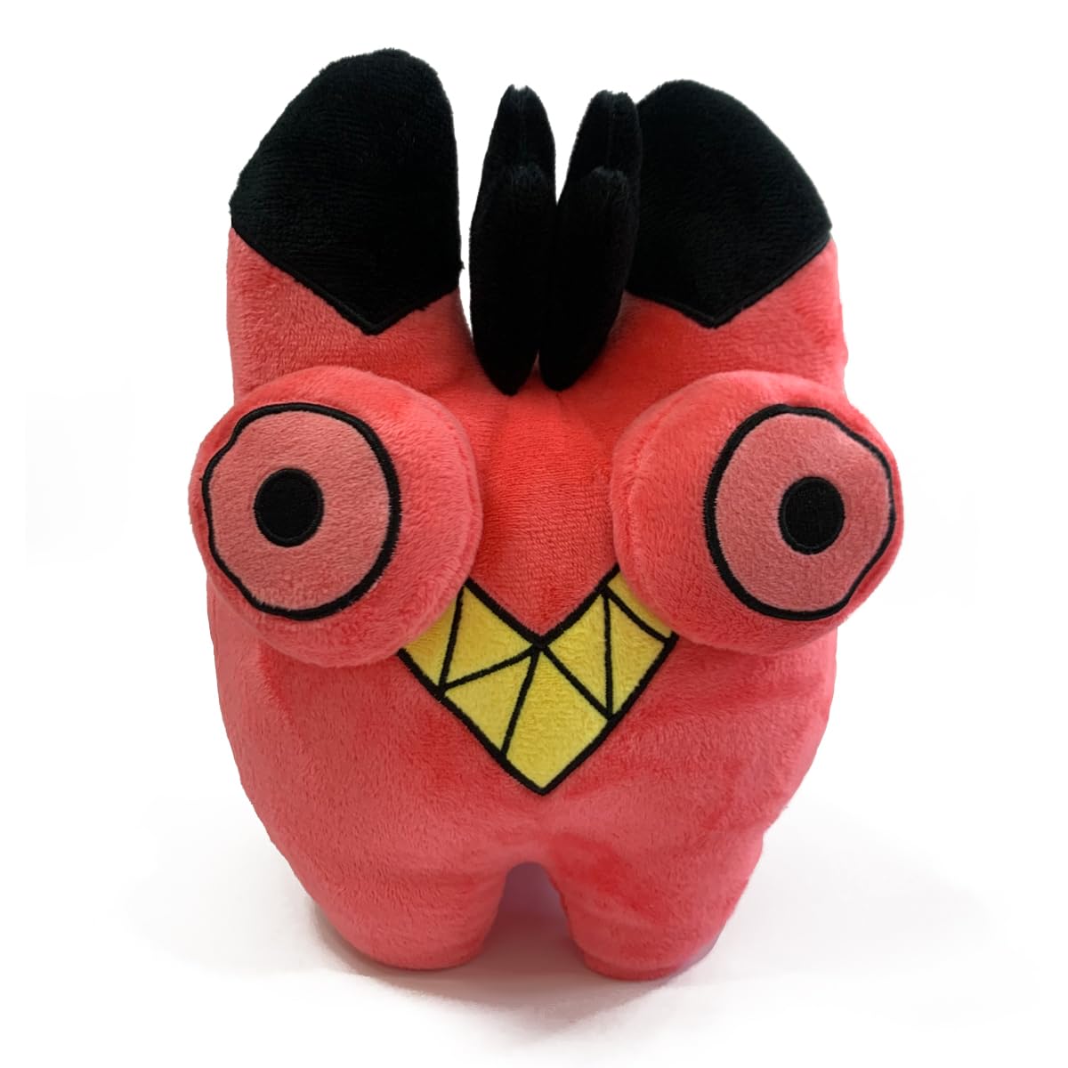 Hotel Plush, 10 inch Fat Nuggets Helluva boss Plushies Toy Soft Stuffed Figure Doll for Kids Adults Birthday Christmas (Cursed Cat Alastor 201g)