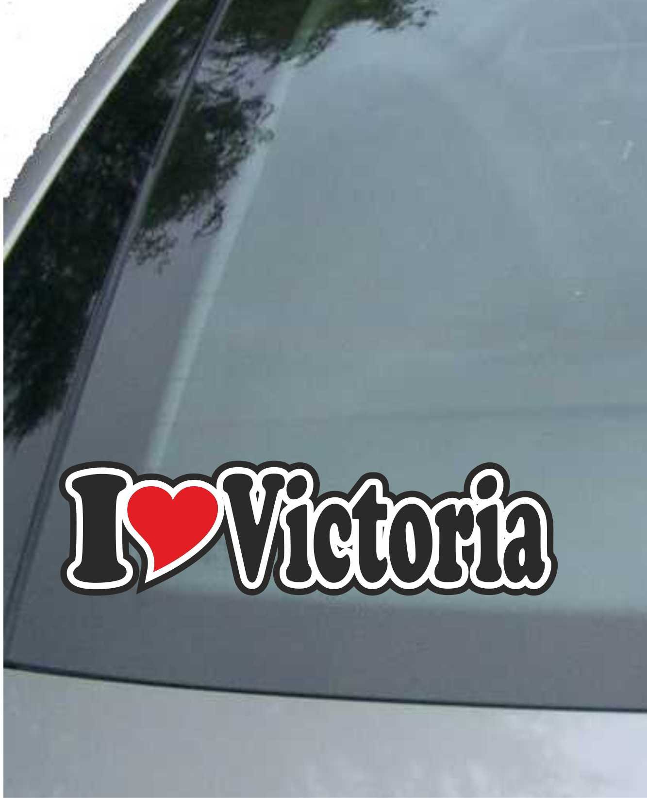 JINTORA Adesivi Auto I Love Heart - Amo con Il Cuore 15 cm - I Love Roberto - Adesivi